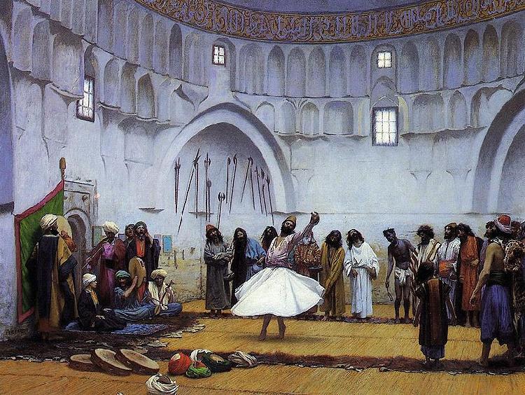 Jean-Leon Gerome Whirling Dervishes oil painting picture